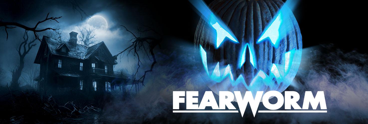 FearWorm Hauntvertising - Haunted House and Scary Glowing Pumpkin